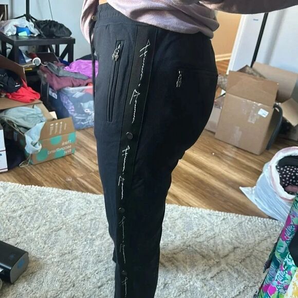 Homme + Femme Signature Track Pants Black Size M NWT - Picture 3 of 9